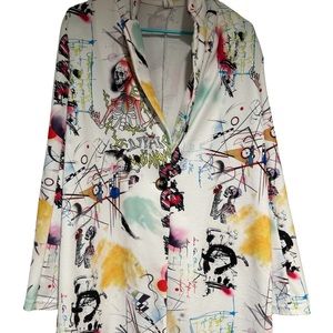 Artistic Graphic Women's Blazer